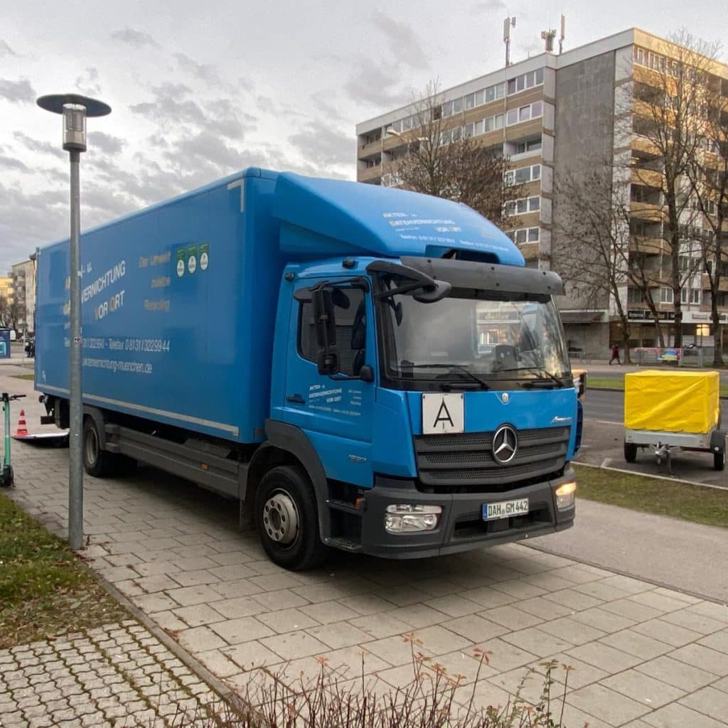Aktenvernichtung vor Ort mit ADvO