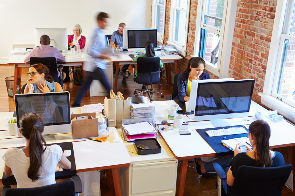Mitarbeiter im Büro