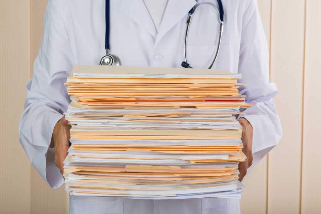 Datenvernichtung für Ärzte, Praxen und Krankenhäuser um Daten vor Ort zu schreddern